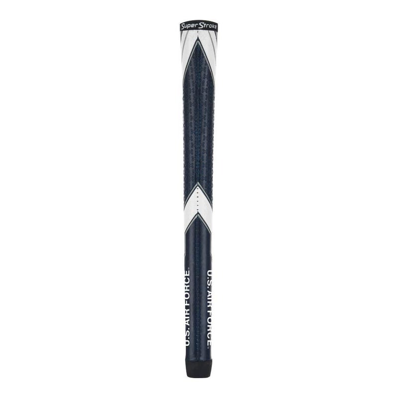 Super Stroke SuperStroke Military Traxion Tour Golf Club Grip, Air Force (Standard) | Improves Feedback and Tackiness | Reduces Taper to Minimize Grip Pressure | Polyurethane Outer Layer, Red/Gold/White (TS446153) - Image 5